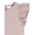 thumbnail image 3 of Modern Moments by Gerber Baby Girl Organic Flutter Sleeve Top, Sizes 0/3 Months - 24 Months, 3 of 7