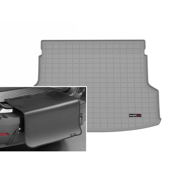 WeatherTech Cargo Trunk Liner with Bumper Protector compatible with 2025-2025 Subaru Forester - Behind 2nd Row w/ Bumper Protector, Grey