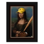 Pittsburgh Pirates 12" x 16" Mona Lisa Fan Framed Fine Art Print