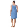 thumbnail image 3 of Aria Sleeveless 100% Cotton Nightgown with Pockets in 36",Women's Sizes XS-5X, 3 of 6