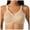 Khaki, variant on Bigersell Women's Seamless Sport Bra Women's Lace Transparent Underwear without Underwire and Sponge Bras Female Nylon Padded Bralettes for Women Regular T-Shirt Bra, Style 566, Black 90d