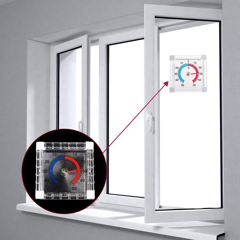 Window Indoor Outdoor Wall Garden Home Graduated Disc Measurement Hot Temperature Thermometer
