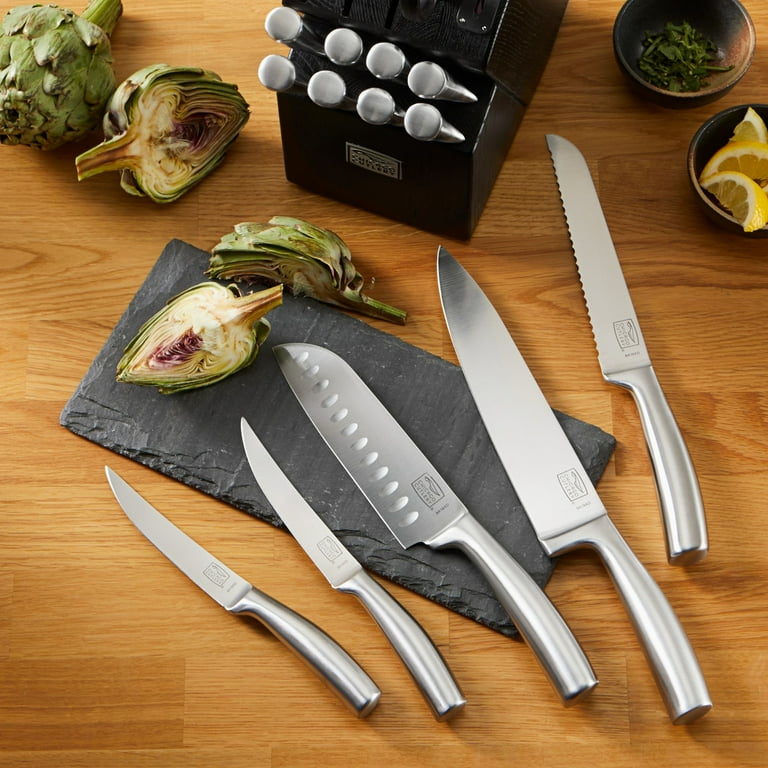 chicago cutlery ナイフセット Amazon.com: Chicago Cutlery Insignia Triple Rivet Poly (18