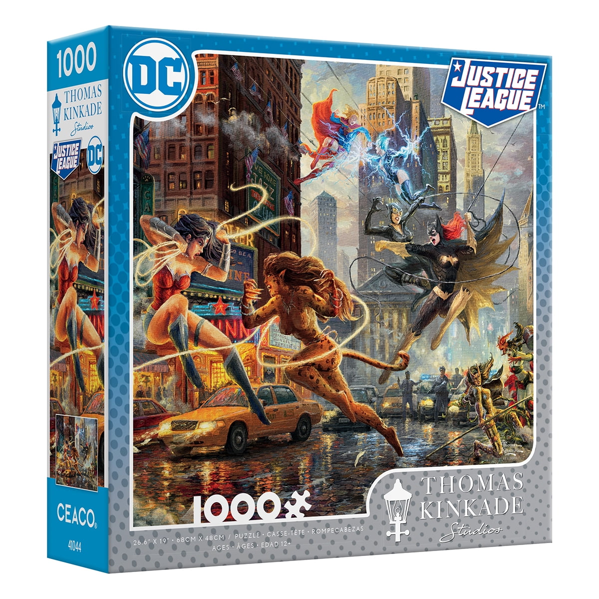Thomas Kinkade DC Comics Trinity 1000 PC Puzzle Batman Superman Wonder Woman for sale online 