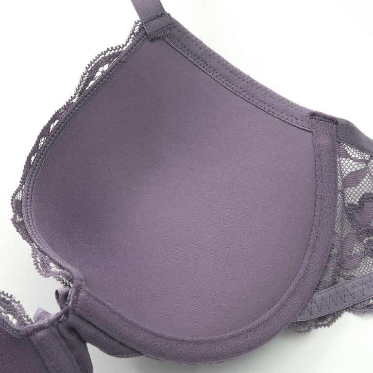 Deyllo Women's Sexy Lace Push Up Bra Underwire Padded Bra Add One Cup  Strappy Back, Lipstick, 36A : : Clothing, Shoes & Accessories