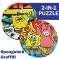 thumbnail image 2 of 12 anillos Spin Flip Puzzle TCG Toys Spongebob Graffiti 3D, 2 of 8