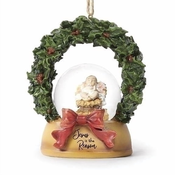 Jesus Is The Reason  Snowglobe Ornament