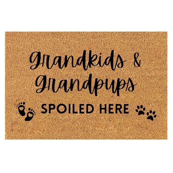 Hearth & Gear FuGrandkids Welcome (Others Tolerated) Doormat Rug Custom Door MatFront Door Outdoor Entrance Porch Mat With Polyester Floor Mat Soft Fuzzy Rug Modern Living Room Rugs Couch Throw