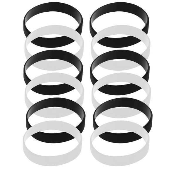 24Pcs Elastic Wrist Straps Stretch Silicone Bracelets DIY Wrist Charms Stylish Silicone Bracelets