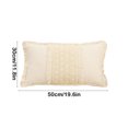 thumbnail image 3 of Funda de almohada decorativa de encaje con borlas bohemias, estilo pastoral otoñal y de lino, para decoración de sofá del hogar., 3 of 6