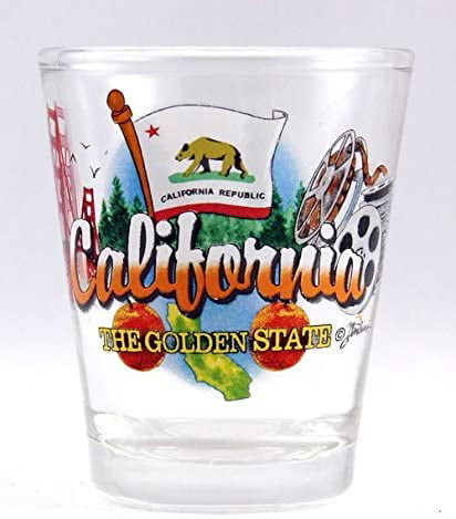 CALIFORNIA STATE SHOT GLASS NEW 