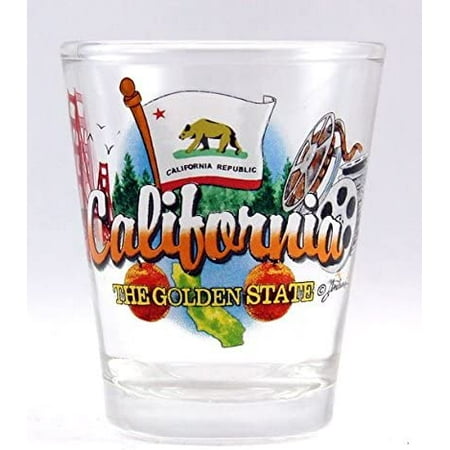 

California Golden State Elements Shot Glass