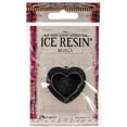 thumbnail image 2 of Ice Resin Milan Bezels Closed Back Heart Medium-Antique Silver, 2 of 2