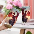 thumbnail image 4 of Vaso de viaje Oasisdream de acero inoxidable con tapa, 600 ml, 4 of 6