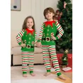 thumbnail image 3 of Invierno 2024 mamá hija papá hijo ropa a juego 3D Santa estampado Navidad familia pijamas conjunto bebé perro mameluco Navidad Look pijamas, 3 of 5