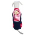 thumbnail image 4 of CUECUEPET Comfortable Cotton Overalls Single Piece Boy or Girl Suit for Small to Medium Sized Dogs (Red Stripe Apple) [Multiple Sizes Available], 4 of 6