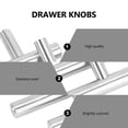 thumbnail image 2 of HEALEEP 15Pcs Silver Glass Door Knobs Classic Round Cabinet Hardware for Home and Kitchen Decoration, 2 of 8