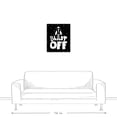 thumbnail image 3 of Creative Products Blast Off Black and White 20x24 Canvas Wall Art, 3 of 5