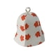 thumbnail image 5 of Gorro de ducha anticalor para hombre, gorro de baño, gorro de sauna hoja de arce, 5 of 9