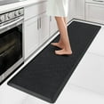 thumbnail image 1 of MeyJey Kitchen Rug, Anti Fatigue Kitchen Mat, Non Skid Waterproof Floor Mat, Thick Cushioned Runner Rug, 20"x60", Black, 1 of 6