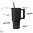 thumbnail image 2 of Vaso de viaje aislado con asa Simple Modern Trek, 2 of 4