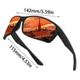 thumbnail image 3 of YFTDEF Trendy Oversized Square Sunglasses, 100% UV400 Protection, Polarized Lenses, Lightweight Frame, Fashionable Accessory for Outdoor Activities, Driving, Beach Days, 3 of 4
