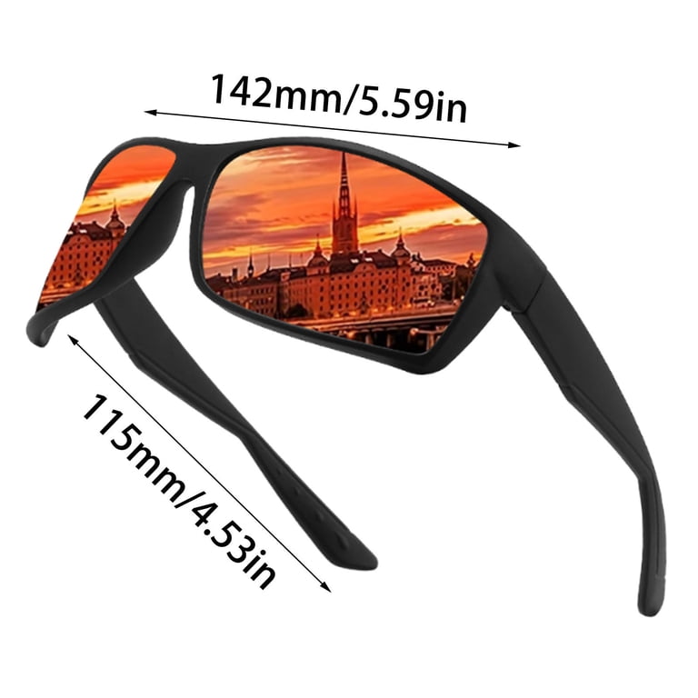 YFTDEF Trendy Oversized Square Sunglasses, 100% UV400  display picture 2
