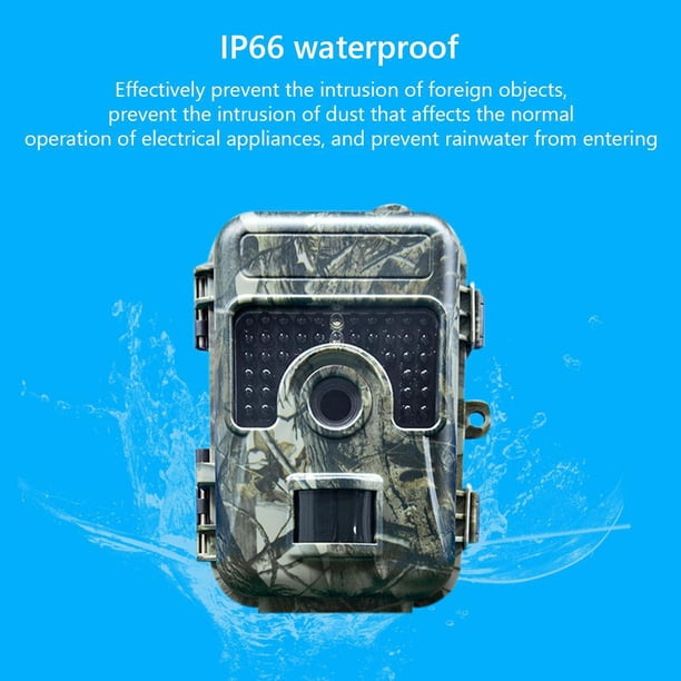 Cámara De Caza Con Visión Nocturna Infrarroja 1080P Y 16MP, Detección De Movimiento PIR, Impermeable IP66, Ideal Para Monitoreo De Vida Silvestre Y Seguridad
