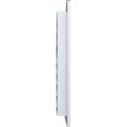 thumbnail image 3 of Ekena Millwork 09"W x 12"H Quarter Round Top Right (14"W x 17"H Frame Size) Functional, PVC Gable Vent with 1" x 4" Flat Trim Frame, 3 of 14