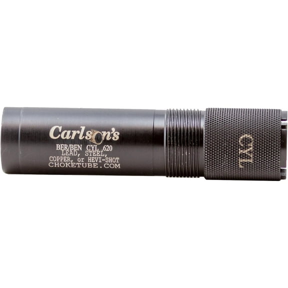 Carlson's Choke Tubes Beretta/Benelli Mobil 20ga Black Sporting Clay Cylinder, Black