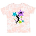 thumbnail image 3 of Inktastic Girl Playing Basketball Purple, Blue, Green Stars Boys or Girls Toddler T-Shirt, 3 of 5