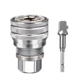 thumbnail image 3 of Juego de llaves de tubo universales, estándar de 10 a 19 mm, portátiles, antideslizantes, de metal, con accionamiento de 3/8 de pulgada, adaptador de, 3 of 9