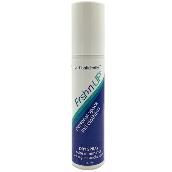 Gone Smoke - Frsh n up Hair and Clothing Dry Spray Odor Eliminator Air Freshenr - 4 Pack White 1 oz.
