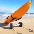 thumbnail image 2 of Soozier Chariot de Kayak avec Largeur Réglable et Grandes Roues, Bleu Ciel, 2 of 10