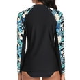 thumbnail image 6 of Sociala Rash Guard for Women Long Sleeve Swim Shirt Sun Protection Swimsuit Swim Top, 6 of 8