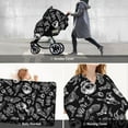 thumbnail image 6 of Car Seat Cover Baby - Skull bird bat spider Breathable Infant Car Seat Cover for Baby Carseat, Lightweight Comfort Baby Essentials Must Haves Newborn Stuff for Girl Boy, 6 of 7