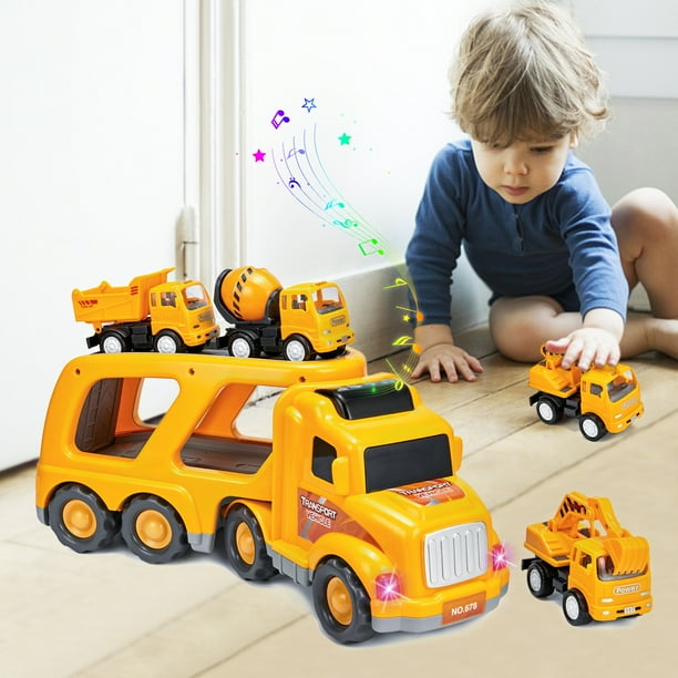 Construction Truck Toys for 3 Years Old Toddlers Child Kids Boys Cars