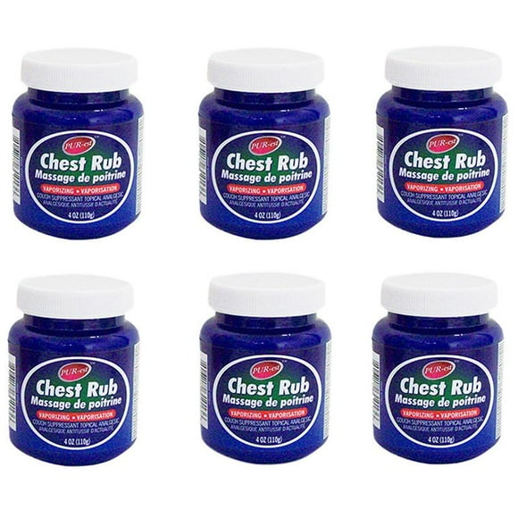 Chest Rub (110g) (Pack of 6) 310136 By Purest