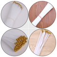 thumbnail image 3 of HLONK 100 Pcs Plastic Hand Flagpole Solar Light Small US Flags Sticks Holder Poles White, 3 of 8