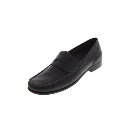 Cole Haan Womens Laurel Leather Slip On Penny Loafers Black 5 Medium (B,M)