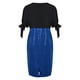 thumbnail image 5 of Vestidos Para Mujer Vestidos Casuales Sólido Empalme Cuello en V Manga 3/4 Vendaje Lentejuelas Vestido Acampanado Odeerbi  ODB148787, 5 of 8