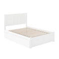 thumbnail image 5 of AFI Madison Full Solid Wood Platform Bed with Footboard & Storage Drawers, White, 5 of 7