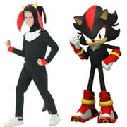 Boys Kids Sonic The Hedgehog Jumpsuit Cosplay Costume Fancy Dress Full Outfits 5-7 Years (M)