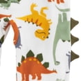 thumbnail image 3 of Mameluco Carter´s Child of Mine Blanco Estampado Dinosaurios 6-9M, 3 of 4