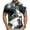 Blue, variant on Mens Cycling Jersey Cycling Shirt Short Sleeve Bike Riding Shirt, Digital Matrix Pixel Camo Top, Back Zipper Pocket with Cargo Pouches, Fast Dry Moisture Control Bicycle Tee