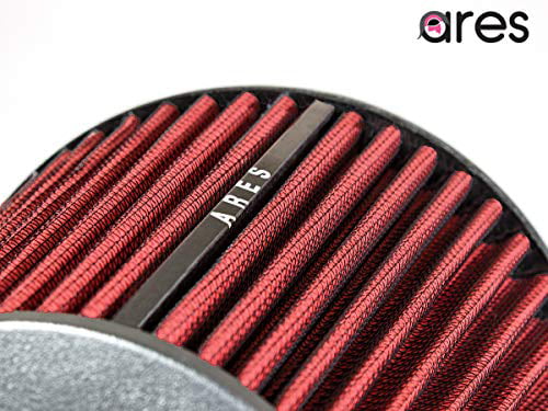 Ares Short 4" inch 102mm Black Inlet Replacement Cone Dry Air Intake Filter