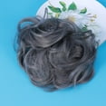 thumbnail image 3 of Etereauty Hair Bun Bangs Wig Clip Extension Fake Curly Headband Ponytail Piece Buns Extensions Human Messy Hairpiece Wavy Pieces, 3 of 7