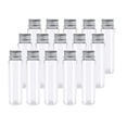 thumbnail image 2 of 30Pcs 110Ml Plastic Test Tube,Clear Flat Test Tubes,Plastic Test Tubes with Screw Caps for ,Beans,Party Decor, 2 of 10