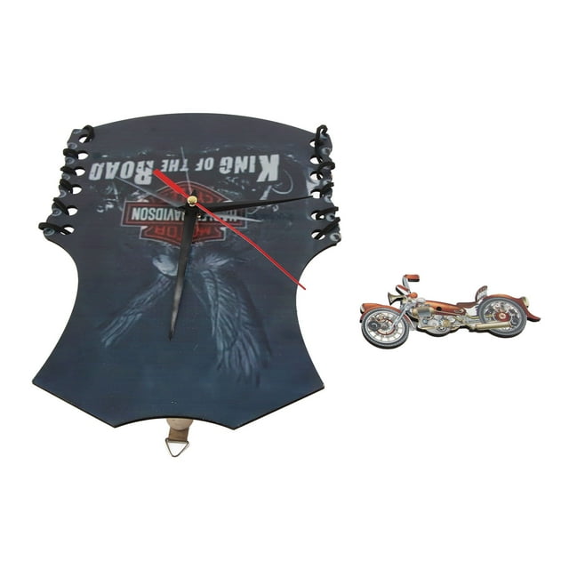 Chaleco de motocicleta con campana colgante para colgar en la ventana, reloj, accesorios, manualidades para el hogar