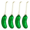 thumbnail image 6 of Christmas Gherkin Ornaments Gherkin Glass Blown Ornaments Gherkin Pendants Holiday Decorations with String for Christmas Tree Decorations, 6 of 6